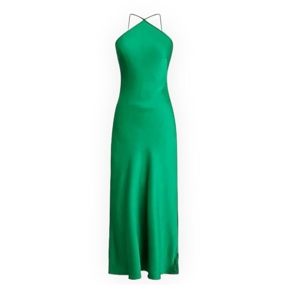 J. Crew Collection Slip Dress Luster Crepe